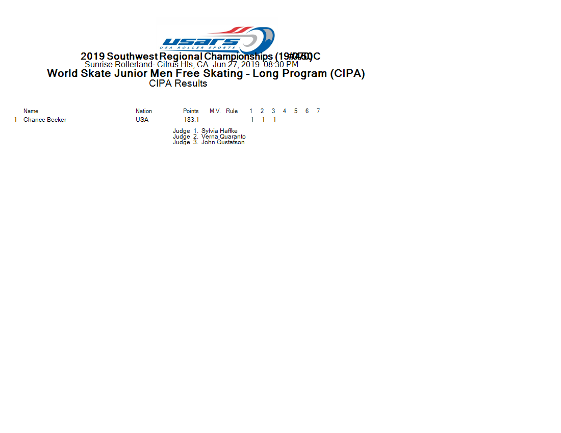 Score Sheet