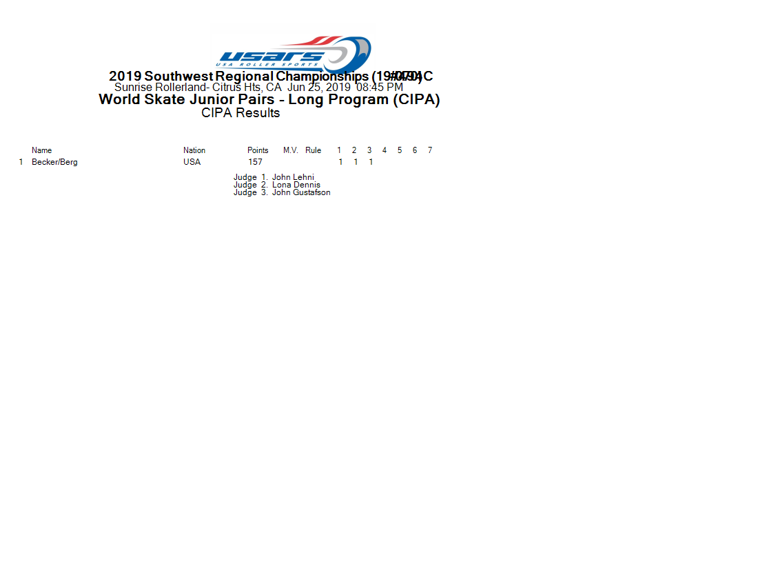 Score Sheet